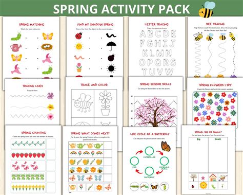 Image result for Spring Sorting Worksheet Pre-K