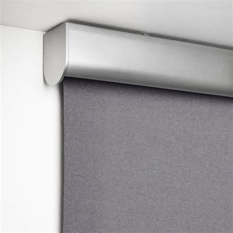 TRETUR block-out roller blind, light grey, 60x195 cm (23 ½x76 ¾") - IKEA