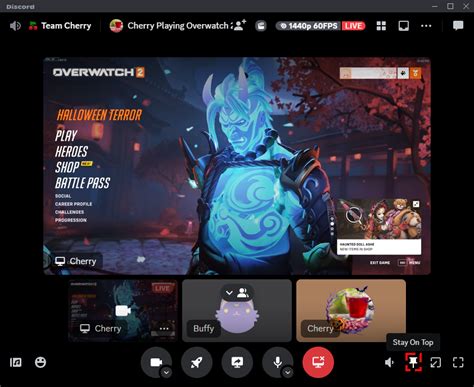 Go Live and Screen Share – Discord