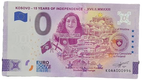 0 Euro - 15 years of Independence - Kosovo – Numista