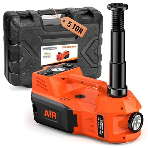 Electric Car Jack,5 Ton (11023 LBS) 12V Hydraulic Car Jack Kit (Lifting ...