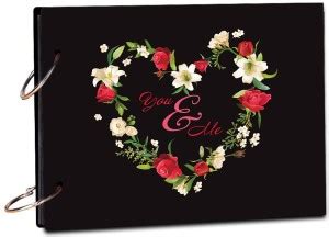 BPDESIGNSOLUTION Flower Heart You & Me Background Scrap Book Photo ...