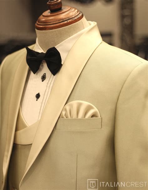 Italian Crest Men's Light Green 3-Piece Tuxedo Suit