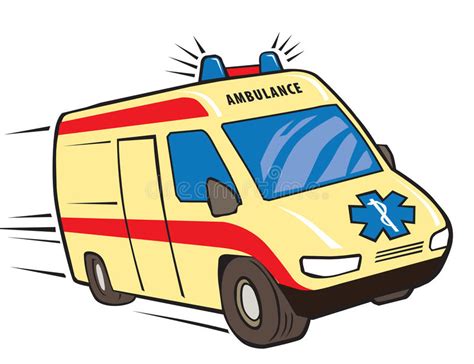 滑稽的救护车 向量例证. 插画 包括有 滑稽的救护车 - 18883554