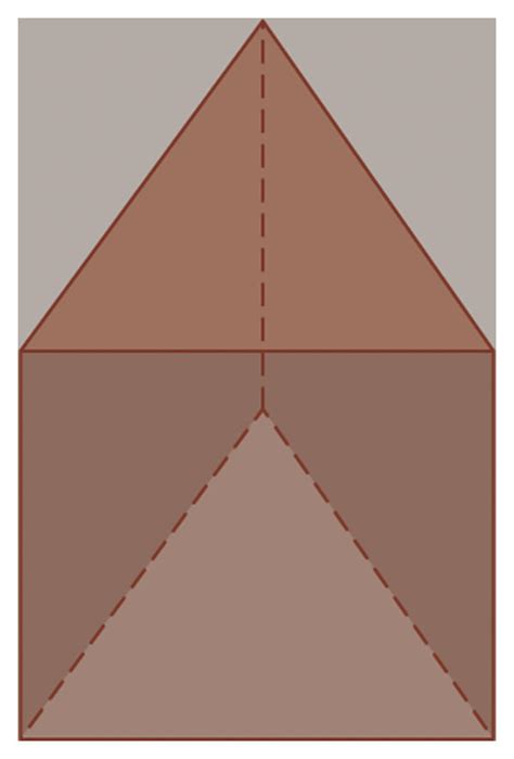 Image result for Triangular Prism Front View