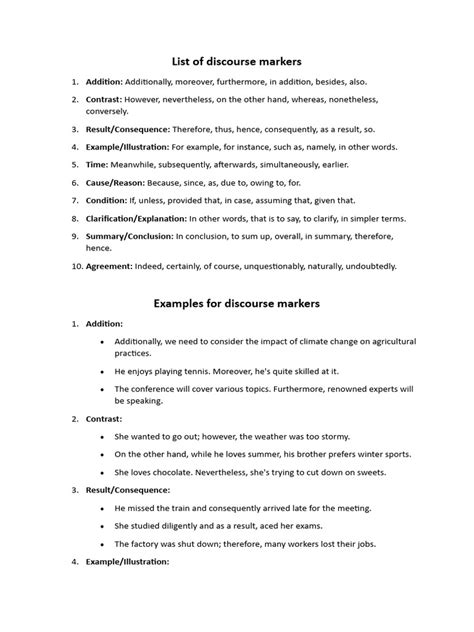 Image result for How to Use Discourse Markers