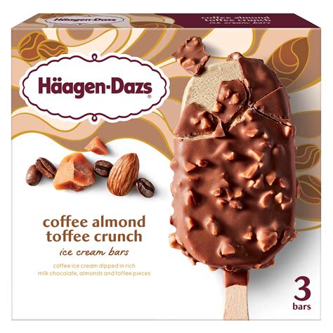 Häagen-dazs Haagen Dazs Coffee Almond Crunch Bars - Walmart.com