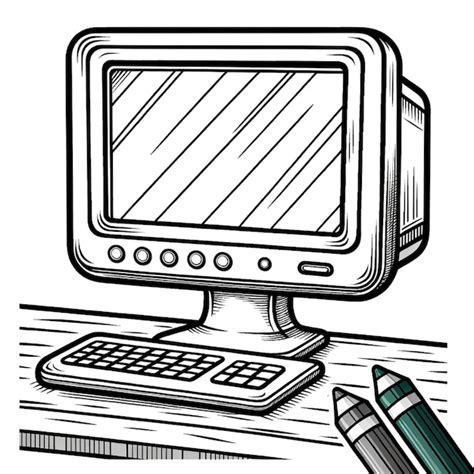 Computer Monitor Sketch 的图像结果