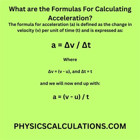 Acceleration Distance Formula 的图像结果