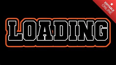 Loading Text 的图像结果