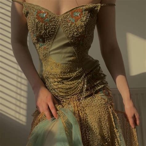 NWT Spanish ultimate mermaidcore gown (M) What a... - Depop | Evening ...