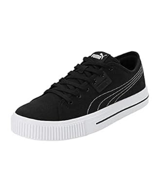 Buy Puma Unisex-Adult Ever CV Black-White Sneaker - 4 UK (38386501) at ...