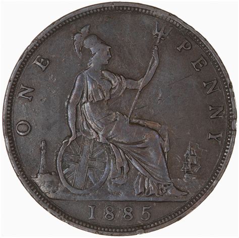 Penny 1885, Coin from United Kingdom - Online Coin Club