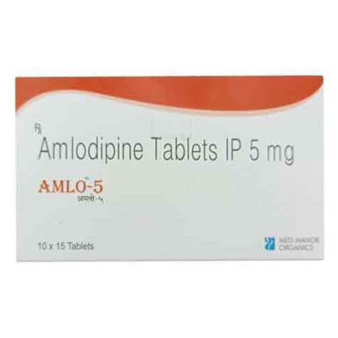 Amlo-5 Tablet 15's Price, Uses, Side Effects, Composition - Apollo Pharmacy