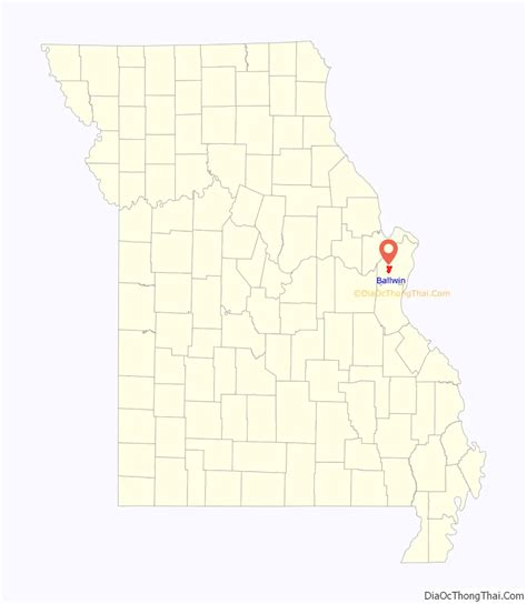 Map Of Ballwin Mo