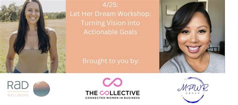 Let Her Dream Workshop: Turning Vision Into Actionable Goals, Allison ...