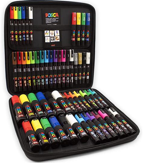 Uni Posca Paint Marker Art Pen Posca Set Unique Sets Gift Colours Any ...