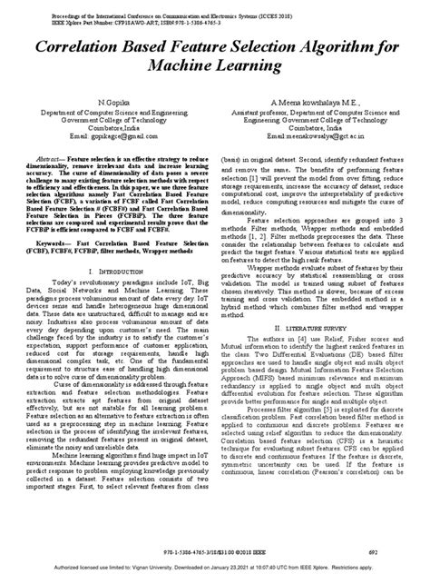 Image result for Correlation Based Feature Selection