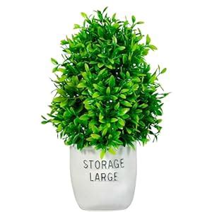 Buy Dekorly Artificial Potted Plants, Small Indoor Potted Houseplants ...