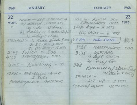 Image result for Bruce Lee Workout Program