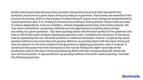 Image result for Top-Down Parsing Tree Example