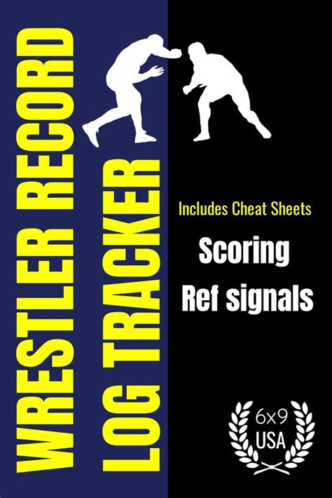 Buy Wrestler record log tracker: Wrestler's Stats Log and Diary ...