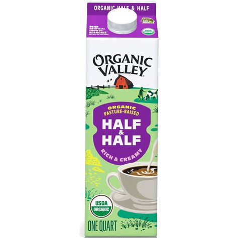 Organic Valley Half & Half - Shop Coffee creamer at H-E-B