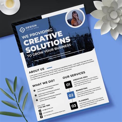 InDesign Flyer 的图像结果