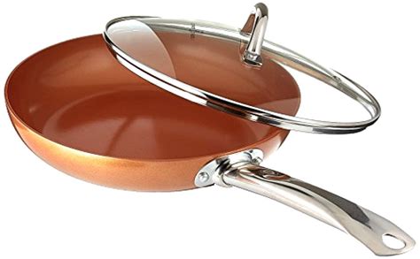 Tristar Products KC15057-02000 Round Chef Pan with Glass Lid, 10 ...
