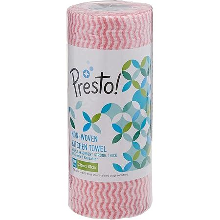 Origami Non Woven Reusable Kitchen Towel Roll - Pack of 2 (80 Pulls Per ...