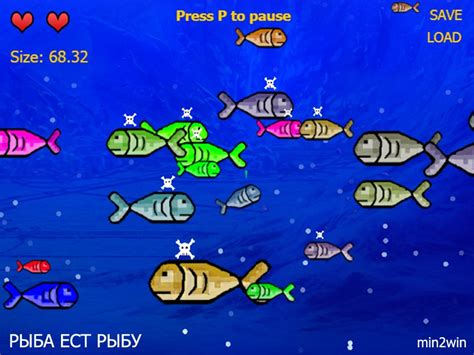 РЫБА ЕСТ РЫБУ — играть онлайн бесплатно