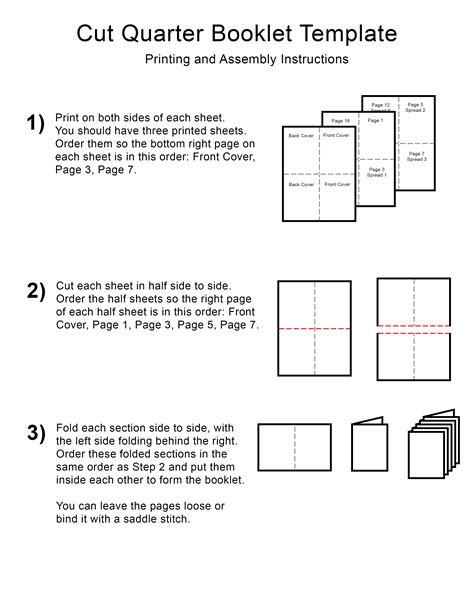 Zine Booklet Template