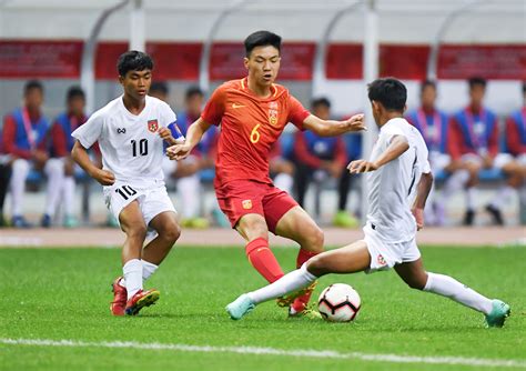 渭南国际青年足球锦标赛中国U16男足5比0大胜缅甸_新体育网