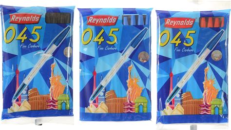 Reynolds 045 Stick Ballpoint Pens, 3 Packs : Amazon.in: Office Products