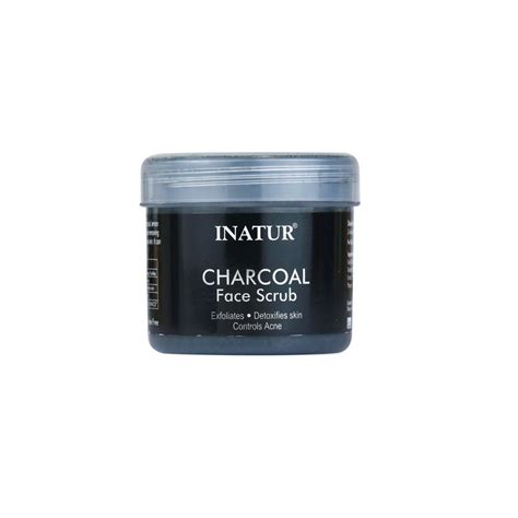Buy Inatur Charcoal Face Scrub | With Activated Charcoal | Purifying ...