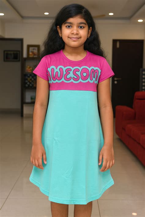 Premium Girl Long Polo Frock - 9028 – Tirupur Dress