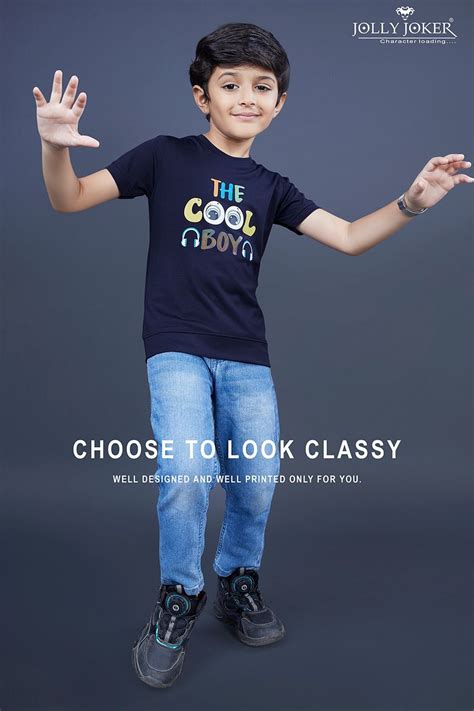 Jj 1412 Jolly Joker Tencil Boys Tshirt Supplier – Kavya Style Plus