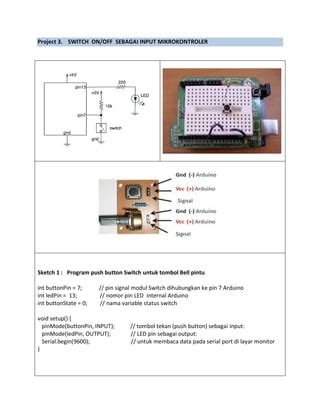 Image result for Contoh Proyek Arduino