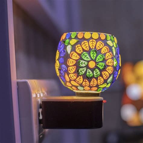 Buy SIGNAMIO Multi Color 2 in 1 Kapoor Dani Electric Camphor Diffuser ...