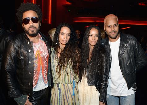 Zoë Kravitz and Lisa Bonet Attend the Fall 2016 Saint Laurent Menswear ...