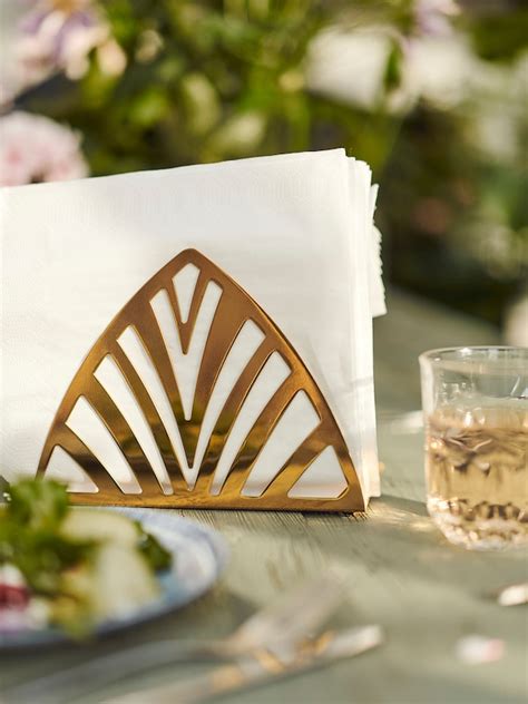 TILLSTÄLLNING napkin holder, brass-colour - IKEA