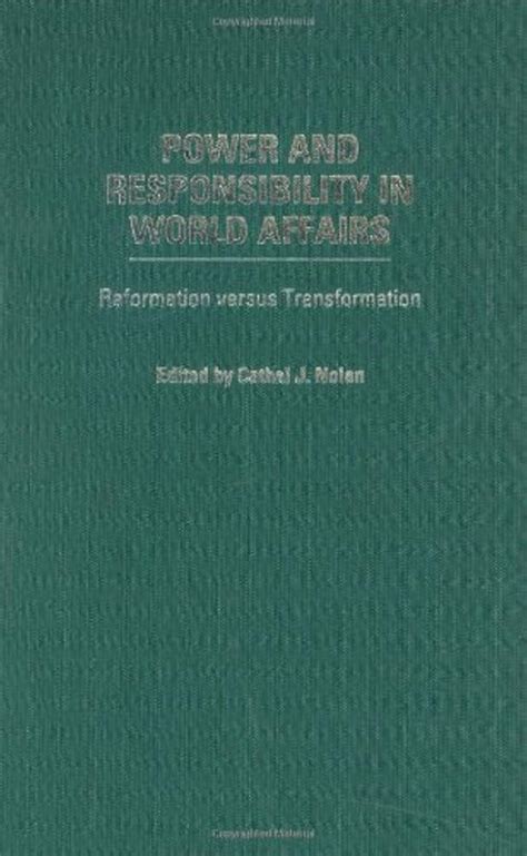 Buy Power and Responsibility in World Affairs: Reformation versus ...