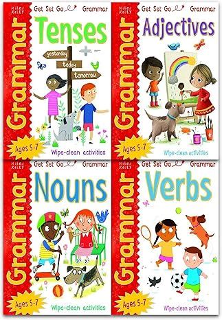 Buy Wipe Clean English Grammar Collection 4 Books Set By Fran Bromage ...