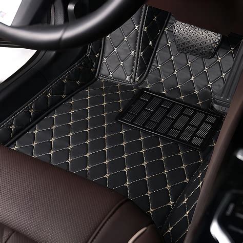 Amazon.com: Leather Car Floor Mats for Audi S4 2010-2016, Durable ...