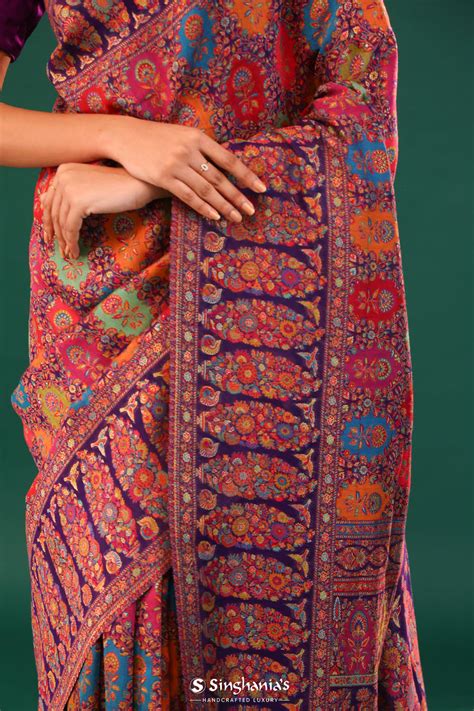 Best Kashmiri Kani Sarees Online | Singhania's