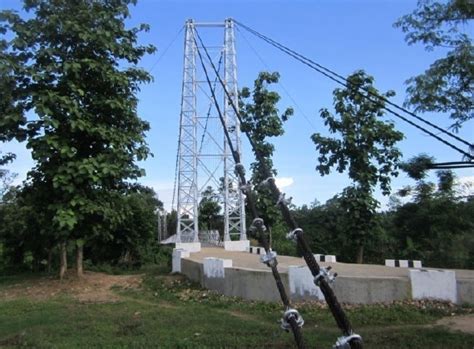 Suspension Foot Bridge across Simsang River-A glimmer of hope ...