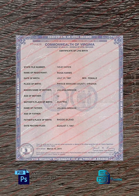 Virginia Long Form Vs Short Form Birth Certificate - Printable Forms Free Online