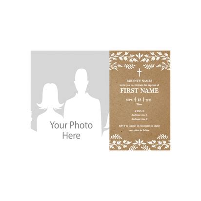 Religious Invitations | Baptism & Christening Invitation Templates ...