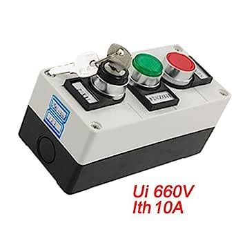 Alcoa PrimeSignal Lamp Self Locking Switch Push Button Station Green ...
