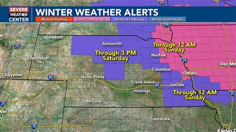 WEATHER ALERT DAY: Snow, strong winds impact the state Saturday